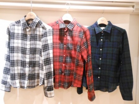 Harriss 福岡店☆チェックシャツコーデ♪