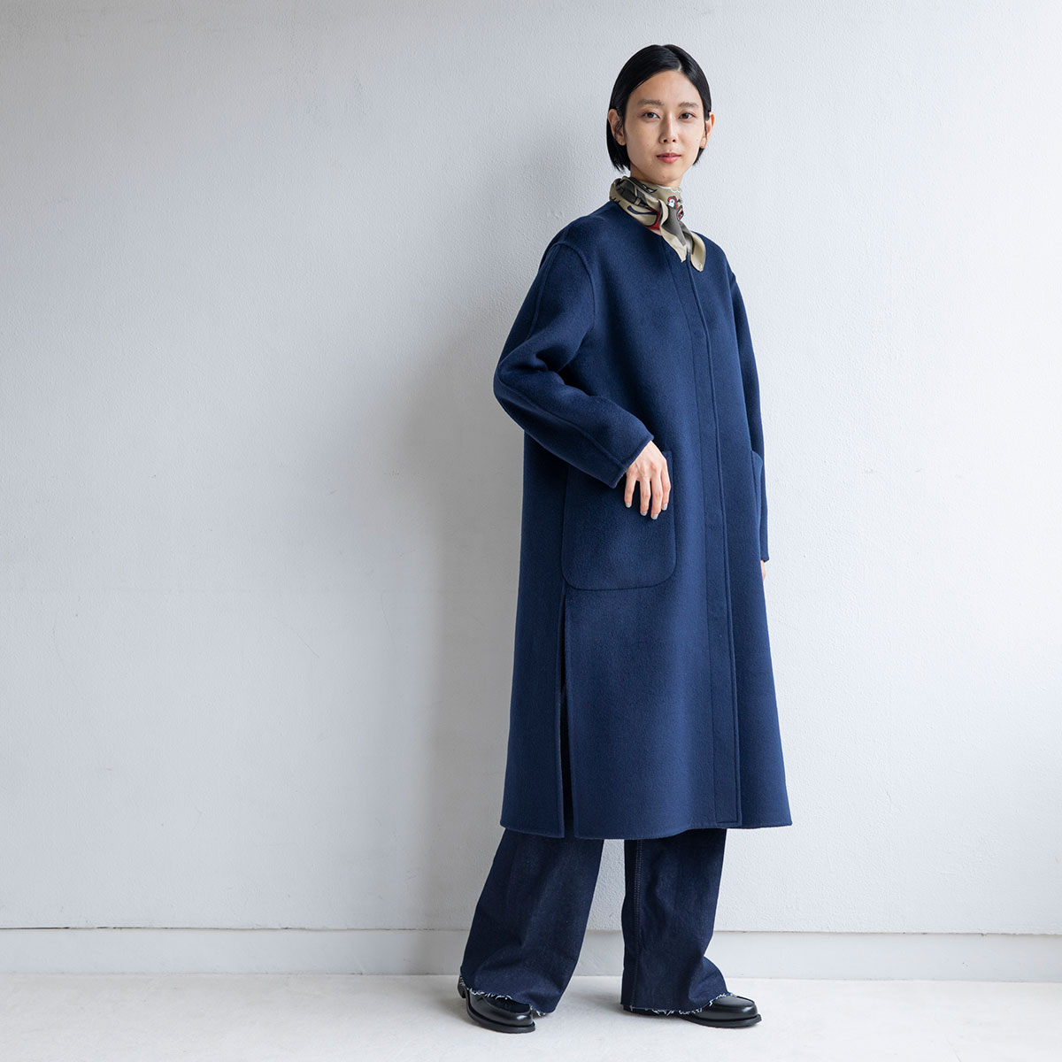 お買得!】 カシミアロングコート リバーシブル abamedyc.com