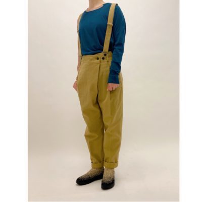 21FW With cut and sew overalls